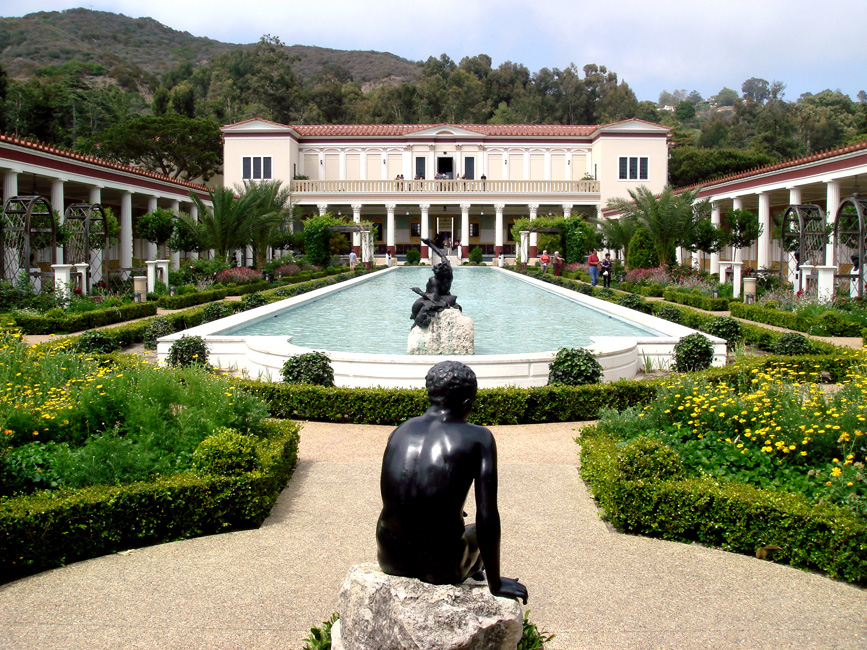 The Getty Villa: an exact copy of an ancient Roman villa from Herculaneum